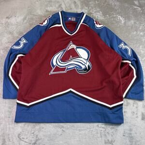 Vintage Colorado Avalanche Patrick Roy 33 Starter Jersey NHL Hockey Mens XXL
